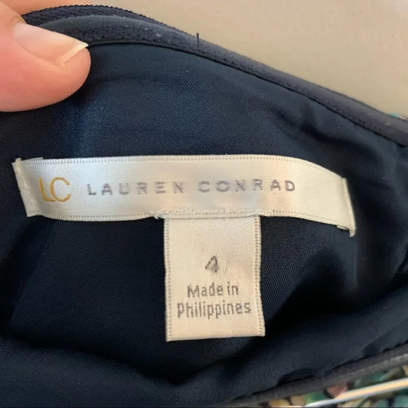 Lauren Conrad Strapless Ruffle Sundress Floral 4‎ - Picture 3 of 6